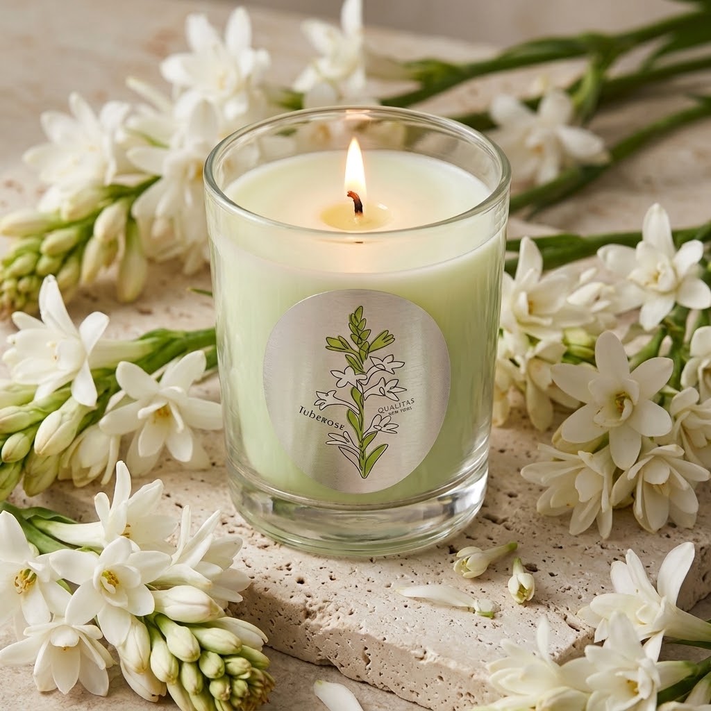 Tuberose - Beeswax Candle