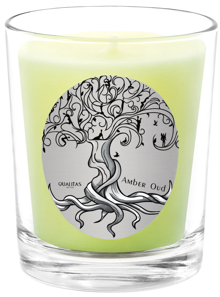 Amber Oud - 100% Pure Beeswax Candles Made in USA | Qualitas Candles 