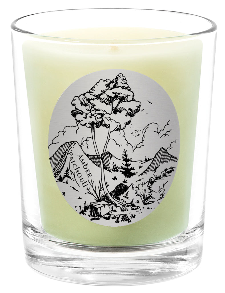 Amber Patchouli - 100% Pure Beeswax Candles Made in USA | Qualitas Candles 