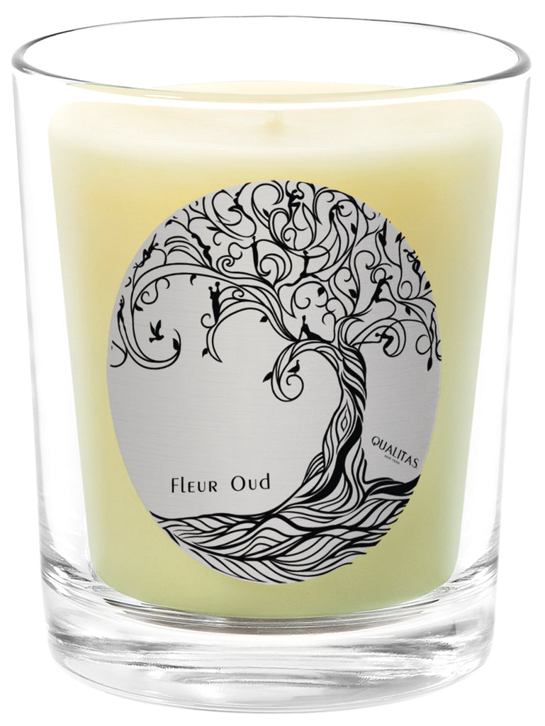 Fleur Oud - 100% Pure Beeswax Candles Made in USA | Qualitas Candles 