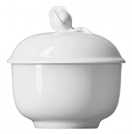 Meissen Rose Sugar bowl, Shape "Neuer Ausschnitt" Small - 100% Pure Beeswax Candles Made in USA | Qualitas Candles 