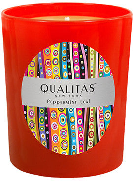 Peppermint Leaf - 100% Pure Beeswax Candles Made in USA | Qualitas Candles 