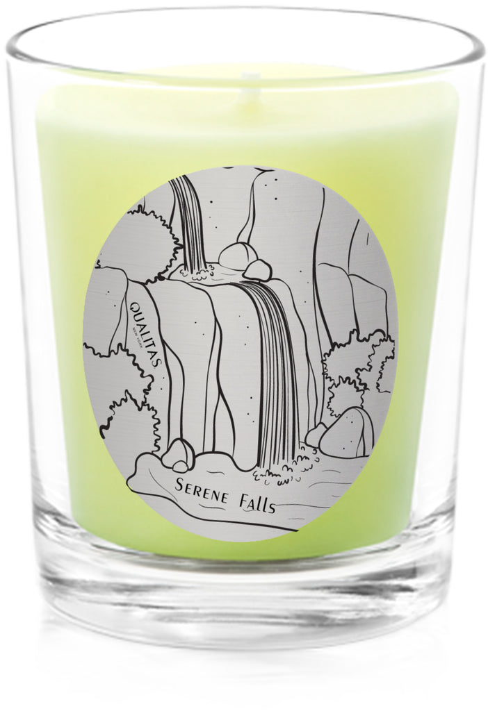 Serene Falls - 100% Pure Beeswax Candles Made in USA | Qualitas Candles 